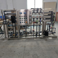 Système de filtration d'eau par osmose inverse de 2 tonnes, 2000 L/H, purificateur d'eau de dessalement, système d'irrigation, eau potable, taux de dessalement de 98%