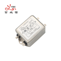 Filtre anti-bruit EMI monophasé AC YB22D4-15A-Q 15A avec certification CE pour machine à masques 50/60Hz