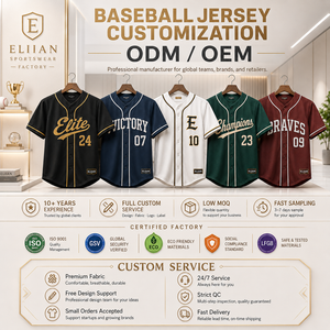 Maillot de baseball surdimensionné personnalisé, streetwear, hip-hop, chemise boutonnée, 100% polyester, impression numérique pour hommes, équipe, club - Product Image 6