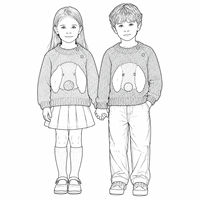 Pull en tricot 3D pour tout-petits avec motif chiot mignon et bouton sur l'épaule