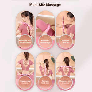 Venta al por mayor de masaje personalizado palo flexible forma de engranaje músculo pierna músculo rodillo - Product Image 4