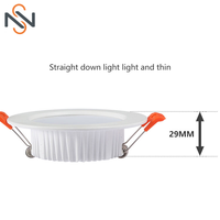 Chine Usine Slim Dimmable Trimless 7w 9w 12w 15w 18w 24w 36w Éclairage Intérieur Réglable Led Downlight