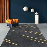 Moderner Polyester 3D-Gedruckter Teppich Rutschfester Bodenbelag Maschinell Hergestellt für Wohnzimmer Schlafzimmer Flur Hotel Korridor Türmatte