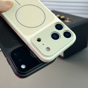 เคสโทรศัพท์แบบสัมผัสนุ่ม ระบายความร้อนได้ดี แม่เหล็กยึดติด พร้อมฟิล์มเลนส์เปลี่ยนเร็ว สำหรับ iPhone 17 /18 Pro Max - Product Image 6