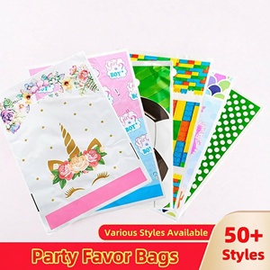 Sacs cadeaux à thème dessin animé, sacs pour fêtes du Nouvel An chinois, sacs d'emballage portables raffinés, sacs cadeaux d'anniversaire, sacs de fête jetables - Product Image 2