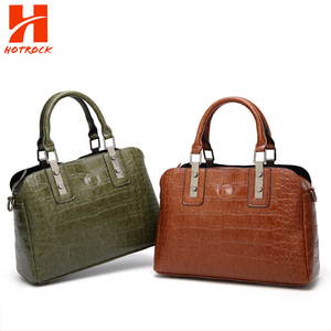 <span class=keywords><strong>Belle</strong></span> élégante dames crocodile style logo personnalisé simple sacs à main épaule - Product Image 6