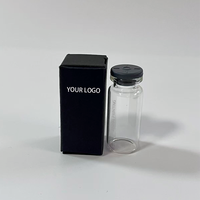 Cajas de Cartón con Impresión de Logotipo Personalizado, Ecológicas, para Envases de Cosméticos, Etiquetas, Cajas de Cartón con Holograma Brillante, Envases para Frascos de 2 ml, 3 ml y 5 ml