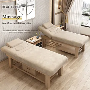 Lettino da Massaggio Pieghevole Ergonomico in Legno Massello Mason, Comodo e Portatile, per Centri Estetici e <span class=keywords><strong>Spa</strong></span>, Design Moderno per Uso Commerciale - Product Image 4