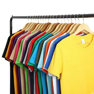Camiseta básica general de algodón para hombre, camiseta de manga corta para hombre, camisetas de manga corta de Color puro para Dropshipping
