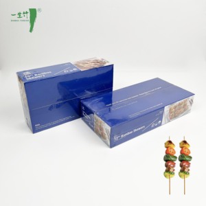 Tre dùng một lần Picks BBQ xiên nhiệt kháng Tính năng cấp thực phẩm Pick thực phẩm trái cây với biểu tượng tùy chỉnh mẫu miễn phí trong túi - Product Image 3