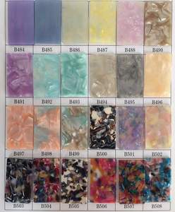 YIYI Design personalizzato di alta qualità 7 cm fiore di diamante colorato PVC artigli per capelli alla moda semplice acido acetico - Product Image 3