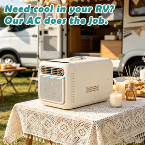 Climatiseur portable JDA Mini 2300 BTU 220V ultra-léger 11kg, unité mobile pour <span class=keywords><strong>camping</strong></span>, tente, <span class=keywords><strong>camping</strong></span>-<span class=keywords><strong>car</strong></span>, lit et bureau - Product Image 4