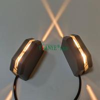 Lámparas de Techo LED Cilíndricas/Cuadradas de Aluminio para Exteriores, IP65, AC, 3000K, 4000K, 6500K, RGBW, Control Inteligente Alexa Tuya, YY-BDW013
