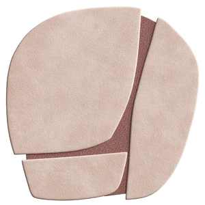 Alfombra de Lana Moderna de Diseño Abstracto, Hecha a Mano, de Lujo, Personalizada, de Pelo Alto, Color Beige Marfil, Antideslizante, Apta para Mascotas, Ovalada - Product Image 2