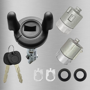 Chevrolet Ignition <b>Lock</b> Cylinder XF047Q7 2 <b>Keys</b> Silverado Tahoe Suburban Sierra Door <b>Lock</b> Replacement - Product Image 3