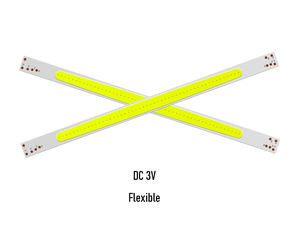 Panel LED Flexible de Alta Potencia con Chip LED COB de 360x16mm, Alto Brillo, 3V 5V 12V, Lámpara de Trabajo, Múltiples Colores de Luz - Product Image 6