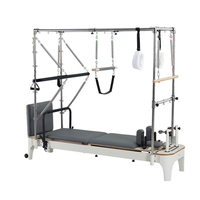 Table de Pilates Cadillac en alliage d'aluminium réglable avec trapeze, ensemble d'équipement à ressorts importés, cadre robuste et durable pour la maison et le studio