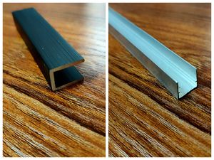 6000 serie <span class=keywords><strong>U</strong></span> canale di estrusione di alluminio <span class=keywords><strong>U</strong></span> Slot & profilo di scherma con piegatura servizi di lavorazione di taglio e saldatura - Product Image 4