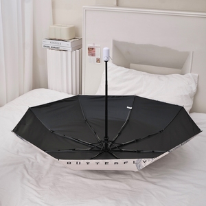 Portatile e pieghevole ideale per gli studenti migliori signore farfalla anti-uv automatico ombrello pieghevole per sole e piovoso - Product Image 4