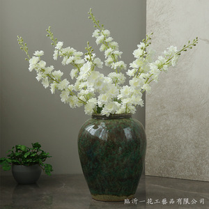 ยี่ฮวา ฟลอรัล อาร์ตดอกเดลฟีเนียมประดิษฐ์สีม่วงผ้าไหมตกแต่งบ้านสไตล์โมเดิร์นเรียบง่าย FYC022 - Product Image 2