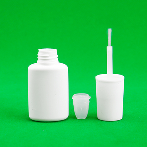 Botella de esmalte de uñas mate de 15ml con cepillo blanco, cuentagotas sin LDPE, CAÑO DE HDPE, industria de la belleza, botella de gasolina de plástico - Product Image 6