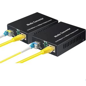 Convertisseur de média fibre optique SFP à commutation rapide, port optique 10G Base <span class=keywords><strong>full</strong></span>-duplex, port électrique adaptatif pour FTTH - Product Image 3