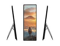 Totem publicitaire d'intérieur HD P1.86 P2 écran led portable Super Slim Digital Advertising Player Poster écran LED Display Screen