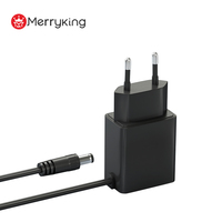 Adaptor Daya AC 9V 1A dengan Colokan 5.5mm X 2.1mm untuk Router, Mainan, Speaker Bluetooth, Catu Daya DC 9V 1A