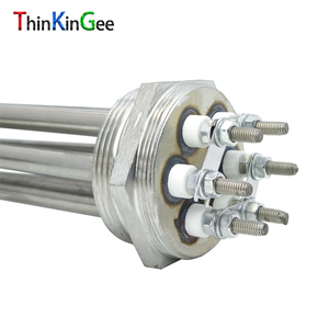 Tùy chỉnh thép không gỉ hình ống nước nóng 114 BSP chủ đề ngâm nóng yếu tố vít cắm dây nóng kháng nước nóng - Product Image 1