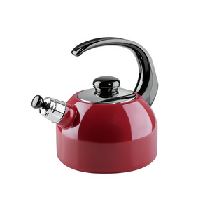 RIESS Classic Plus Whistling <b>Kettle</b> 2.5L Stainless Steel Red Kitchen Use - Product Image 2