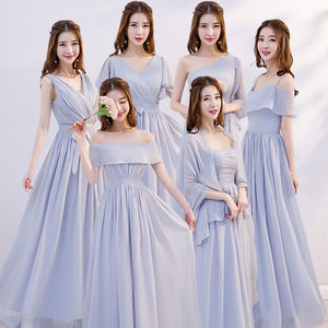 S2696F 2022 nuevo <span class=keywords><strong>vestido</strong></span> de dama de honor de <span class=keywords><strong>boda</strong></span> largo elegante ajustado de alta calidad para <span class=keywords><strong>hermana</strong></span> - Product Image 3