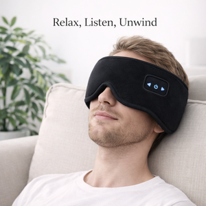Masque de <span class=keywords><strong>sommeil</strong></span> USB Type-C avec <span class=keywords><strong>musique</strong></span> Bluetooth, batterie de 6 heures pour les dormeurs latéraux, couvre-yeux léger pour les voyages et la méditation - Product Image 2