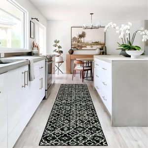 <span class=keywords><strong>Tappeto</strong></span> Runner lavabile tappetino da bagno antiscivolo geometrico lungo morbido corridoio Carpet Runner per porta d'<span class=keywords><strong>ingresso</strong></span> - Product Image 3