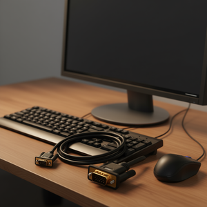 Cable Svga macho a macho Vga 1001 de 3 pies chapado en oro para monitores de computadora - Product Image 2