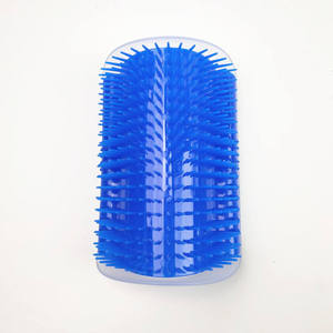 Cepillo de belleza para gatos con esquina para rascado, cepillo de aseo para gatos con bolsa de hierba gatera, cepillo de masaje y aseo para gatos para esquina de pared - Product Image 5