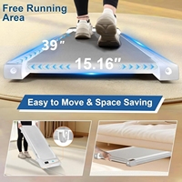 Tapis roulant compact portable pour la maison et le bureau, à utiliser sous le bureau, avec moteur silencieux, vente en gros