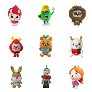 Fabrica juguetes de peluche personalizados que rodean personajes de peluche Chibi Doll