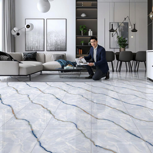 Carreaux de sol en porcelaine Nano polie Marfil Crema de qualité villa, 2x2 pieds, en céramique à base de sel soluble - Product Image 5