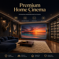 Nuevo Proyector Láser Triple 4K UHD C5 ProMax 2026, 3200lm, Cine en Casa 4K, Mini Proyector DLP Inteligente y Portátil para Cine en Casa
