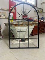 Miroir mural à cadre en fer personnalisable au design moderne Fabricant professionnel de formes et de tailles variées Utilisation du verre décoratif