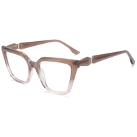 Monture de lunettes optiques Elan Optical YB6016, style rétro populaire, rectangulaire, œil de chat, pour femmes, monture intégrale en acétate, lunettes optiques en stock