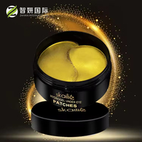 Masque pour les yeux personnalisé en or 24K, soins de la peau coréens, patch hydrogel éclaircissant, patchs de gel de beauté pour les cernes