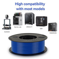 Filament d'imprimante 3D PETG 1,75 mm 1 kg, résistance élevée, inodore, meilleur flux, filament PETG pour impression 3D compatible avec Bambu Sanlu Elegooo
