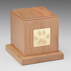 Urnas de cremación de madera hechas a mano de estilo americano para cenizas de gatos y perros Urnas funerarias modernas para dueños de mascotas al por mayor - Product Image 1