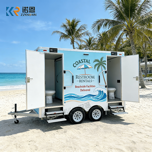 Remolque de Baño Móvil VIP Portátil con Encimera de Mármol para Retiro Ejecutivo y Reuniones al Aire Libre - Product Image 1