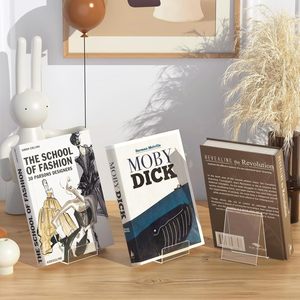 Nhà Máy Acrylic cuốn sách đứng giữ cuốn sách rõ ràng Giá vẽ đứng với vách ngăn để hiển thị hình ảnh máy tính xách tay âm nhạc tờ tác phẩm nghệ thuật CD - Product Image 6