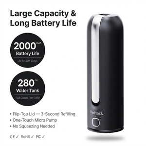 Bidé Eléctrico de Viaje Recargable de 2000mAh y <span class=keywords><strong>3</strong></span> Velocidades, Molde Privado, Precio Competitivo, para Distribución Global y <span class=keywords><strong>Mercado</strong></span> B2B - Product Image 2