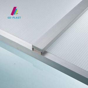 SUN-DECOR résistance UV u-lock feuille de <span class=keywords><strong>polycarbonate</strong></span> solide <span class=keywords><strong>serre</strong></span> 6-20mm feuille de <span class=keywords><strong>polycarbonate</strong></span> en nid d'abeille - Product Image 2