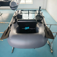 Bateau gonflable léger pour la pêche à la mouche, flotteur pour une personne