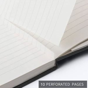 Cuaderno con Portaplumas, Cuadernos A5 para el Trabajo o la Escritura, Cuaderno con Páginas Rayadas para la Escuela - Product Image 6